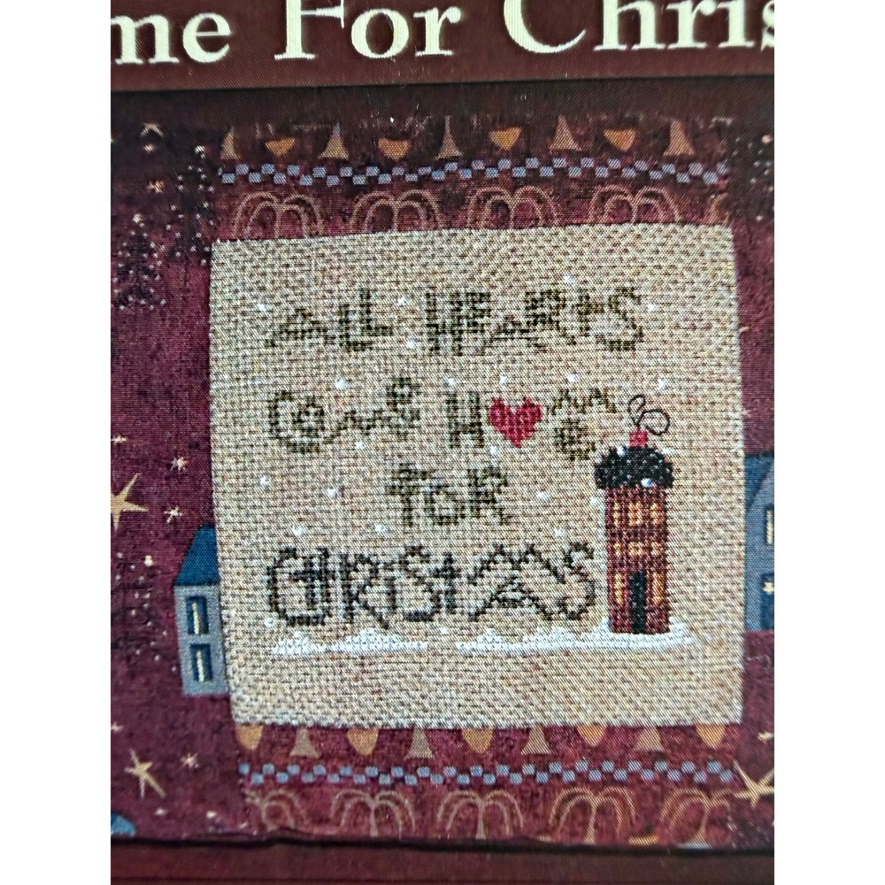 Pine Mountain Designs Home For Christmas Pillow Sham Kit 8x8 Brown Good